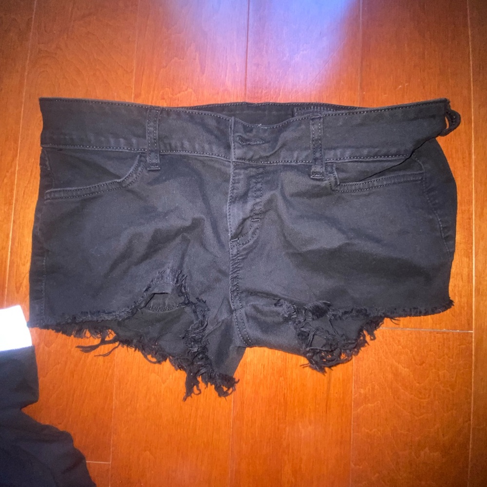 Levi's Black Distressed Women's Shorts